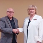 Installation Julie McQuaid 2016 Pres, with Mike Romig